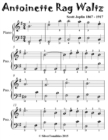 Image for Antoinette Rag Waltz - Easiest Piano Sheet Music for Beginner Pianists