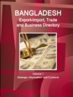 Image for Bangladesh Export-Import, Trade and Business Directory Volume 1 Strategic Information and Contacts