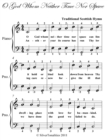 Image for O God Whom Neither Time Nor Space - Easy Piano Sheet Music