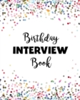 Image for Birthday Interview Book