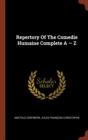 Image for Repertory Of The Comedie Humaine Complete A - Z