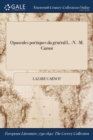 Image for Opuscules Poetiques Du General L. -N. -M. Carnot