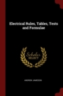 Image for ELECTRICAL RULES, TABLES, TESTS AND FORM