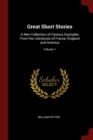 Image for GREAT SHORT STORIES: A NEW COLLECTION OF