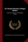 Image for SIR THOMAS BROWNE&#39;S RELIGIO MEDICI: LETT