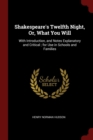 Image for SHAKESPEARE&#39;S TWELFTH NIGHT, OR, WHAT YO