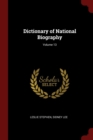 Image for DICTIONARY OF NATIONAL BIOGRAPHY; VOLUME