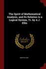 Image for THE SPIRIT OF MATHEMATICAL ANALYSIS, AND