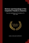 Image for HISTORY AND GENEALOGY OF THE CARPENTER F