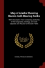Image for MAP OF ALASKA SHOWING KNOWN GOLD-BEARING