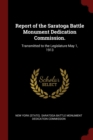 Image for REPORT OF THE SARATOGA BATTLE MONUMENT D