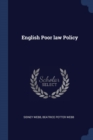 Image for ENGLISH POOR LAW POLICY