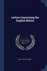 Image for LETTERS CONCERNING THE ENGLISH NATION