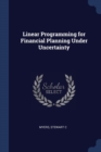 Image for LINEAR PROGRAMMING FOR FINANCIAL PLANNIN