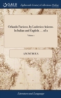 Image for Orlando Furioso, by Ludovico Ariosto. In Italian and English. ... of 2; Volume 1