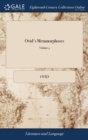Image for OVID&#39;S METAMORPHOSES: TRANSLATED BY EMIN