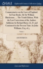 Image for Commentaries on the Laws of England. In Four Books. By Sir William Blackstone, ... The Tenth Edition, With the Last Corrections of the Author; Additions by Richard Burn, LL.D. and Continued to the Pre