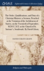 Image for THE ORDER, QUALIFICATIONS, AND DUTY OF A