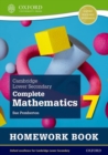 Image for Cambridge lower secondary complete mathematics7,: Homework book