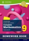 Image for Cambridge Lower Secondary Complete Mathematics 9: Homework Book - Pack of 15 (Second Edition)