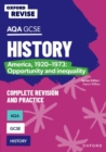 Image for Oxford Revise: AQA GCSE History: America, 1920-1973: Opportunity and inequality