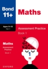 Image for Bond 11+: Bond 11+ Maths Assessment Practice 9-10 Years Book 1