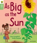 Image for Oxford Reading Tree Green Sparks: Level 1+: As Big as the Sun