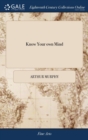 Image for KNOW YOUR OWN MIND: A COMEDY, PERFORMED