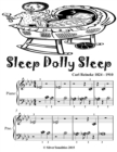 Image for Sleep Dolly Sleep - Beginner Piano Sheet Music Tadpole Edition