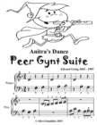 Image for Anitra&#39;s Dance Peer Gynt Suite - Beginner Piano Sheet Music Tadpole Edition