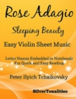 Image for Rose Adagio Sleeping Beauty Peter Ilyich Tchaikovsky - Easy Violin Sheet Music