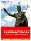 Image for Secret Codes for Learning Italian, Part II - Noun and Adjective Cognates
