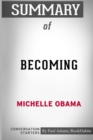 Image for Summary of Becoming by Michelle Obama : Conversation Starters