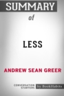 Image for Summary of Less by Andrew Sean Greer : Conversation Starters