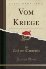 Image for Vom Kriege (Classic Reprint)