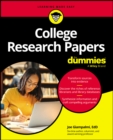 Image for College Research Papers For Dummies