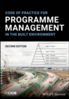 Image for Code of practice for programme management in the built environment