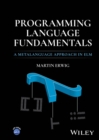 Image for Programming language fundamentals  : a metalanguage approach in Elm