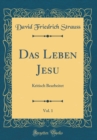 Image for Das Leben Jesu, Vol. 1