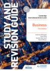 Image for Cambridge International AS/A Level Business Study and Revision Guide Third Edition