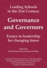 Image for Governance and Governors: Essays in Leadership in Challenging Times