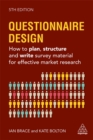 Image for Questionnaire design  : how to plan, structure and write survey material for effective market research