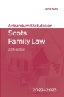 Image for Avizandum statutes on Scots family law  : 2022-2023