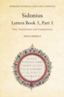 Image for &#39;Sidonius&#39; letters  : text, translation and commentaryBook 5