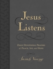 Image for Jesus Listens, Large Text Leathersoft, Charcoal, with Full Scriptures