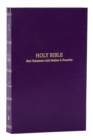 Image for KJV Holy Bible: Pocket New Testament with Psalms and Proverbs, Purple Softcover, Red Letter, Comfort Print: King James Version