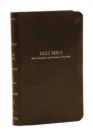 Image for KJV Holy Bible: Pocket New Testament with Psalms and Proverbs, Brown Leatherflex, Red Letter, Comfort Print: King James Version