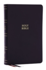 Image for NKJV, Single-Column Reference Bible, Verse-by-verse, Black Bonded Leather, Red Letter, Comfort Print (Thumb Indexed)