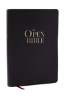 Image for The Open Bible: Read and Discover the Bible for Yourself (NKJV, Black Leathersoft, Red Letter, Comfort Print, Thumb Indexed)