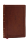 Image for NKJV Giant Print End-of-Verse Reference Bible, Brown Leathersoft, Red Letter, Comfort Print